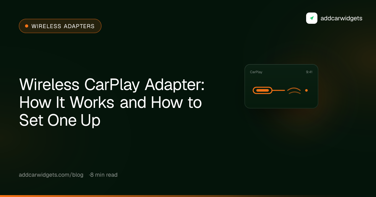 Wireless CarPlay Adapter: How It Works and How to Set One Up