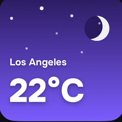 Nightfall widget in Car Play Connect