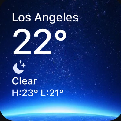Space widget in Car Play Connect
